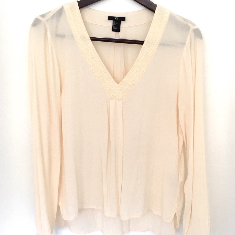 H&M Cream blouse